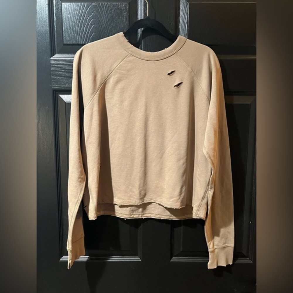 Lily & Lottie Distressed Crewneck Sweatshirt